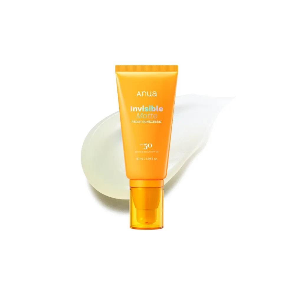 Anua Invisible Matte Finish Sunscreen 1.69 fl. oz.(50ml)