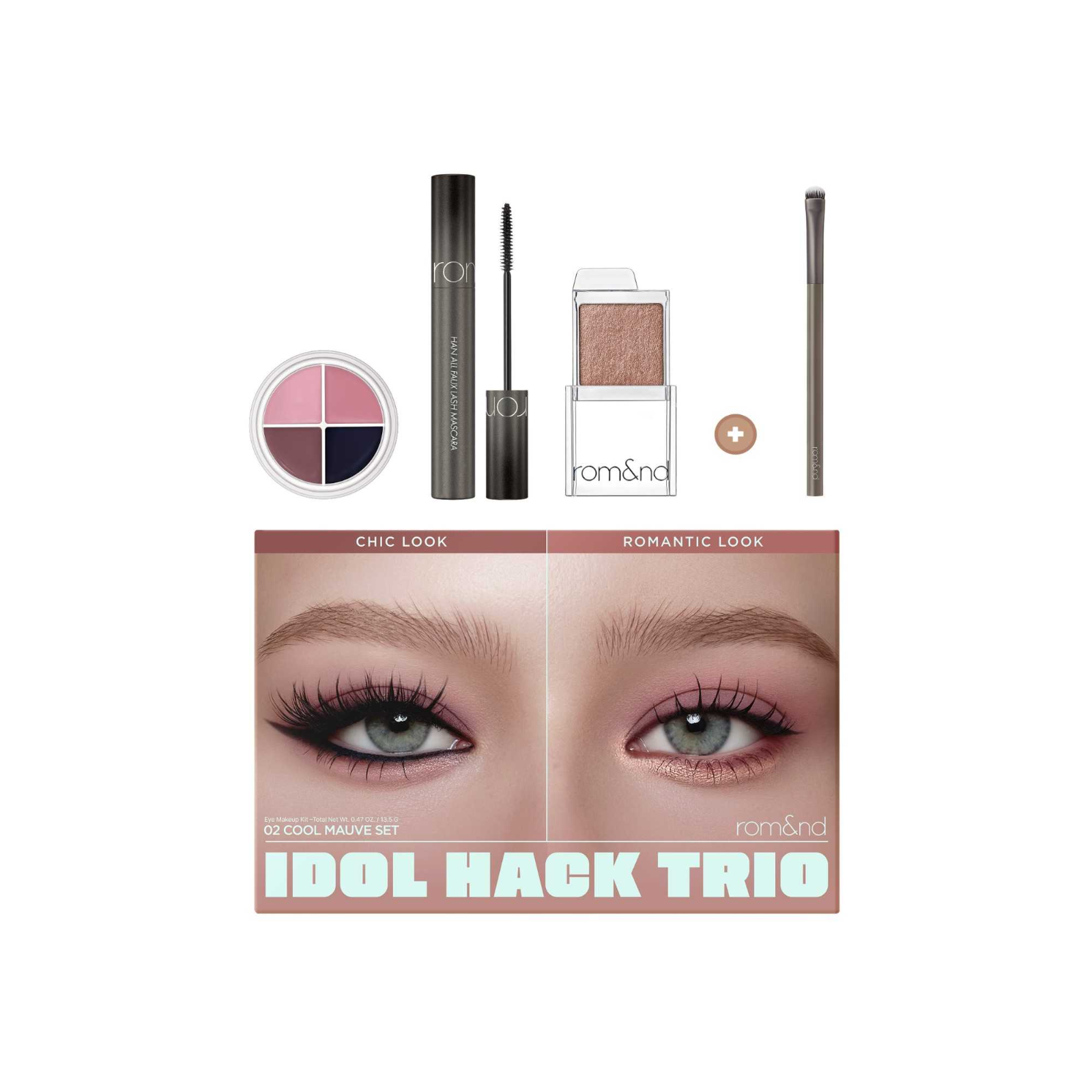 [2types] rom&nd Idol Hack Trio Set 0.47 oz.(13.5g) - Image 2 of 2