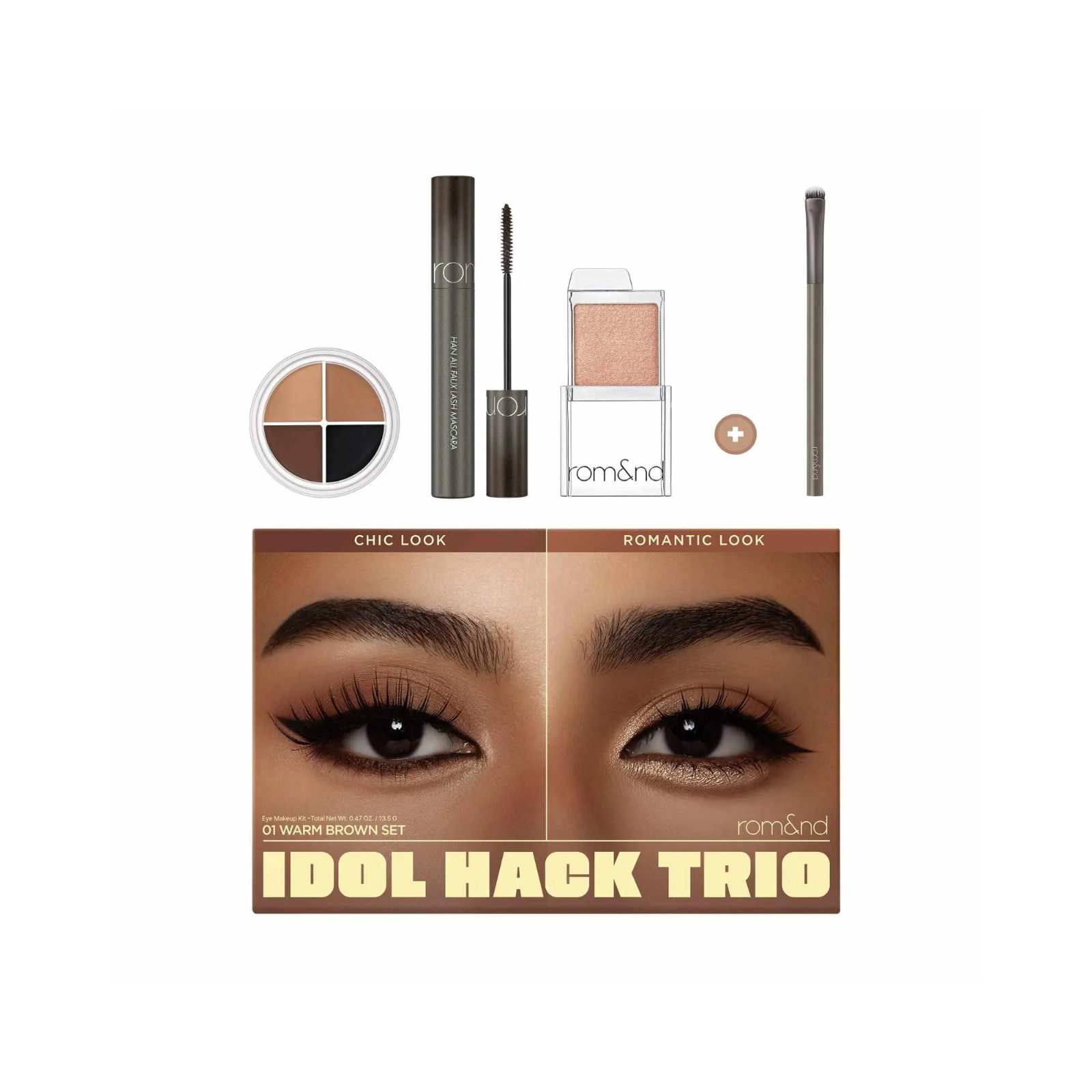 rom & nd [2types] rom & nd Idol Hack Trio Set 0.47 oz.(13.5g)