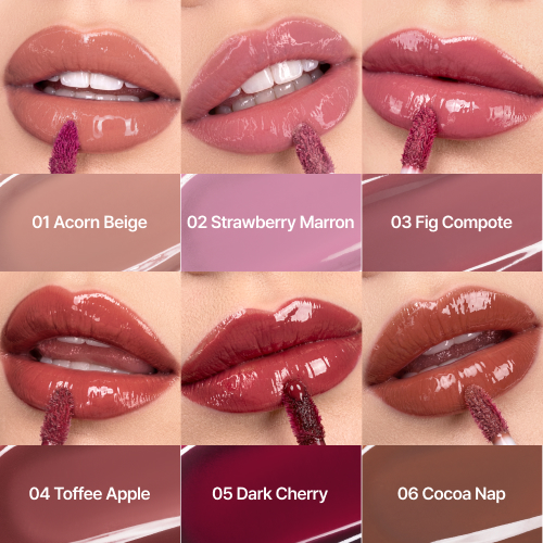 [6colors] COLORGRAM Fruity Glass Tint Deep Glaze 0.12 oz.(3.5g) - Image 4 of 6