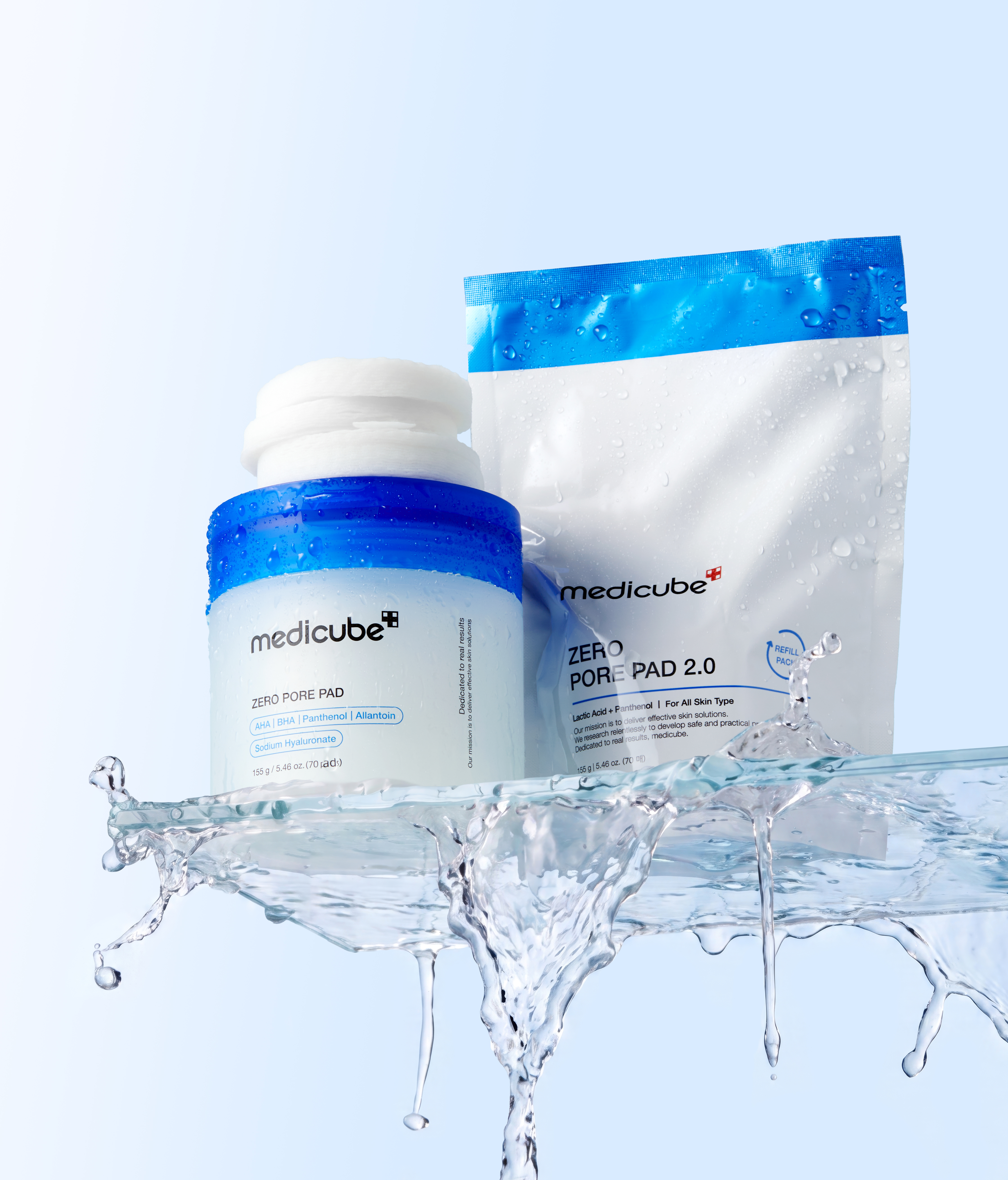 medicube Zero Pore Pad 70 Pads  Refill Set 5.46 oz.(155g) - Image 3 of 8