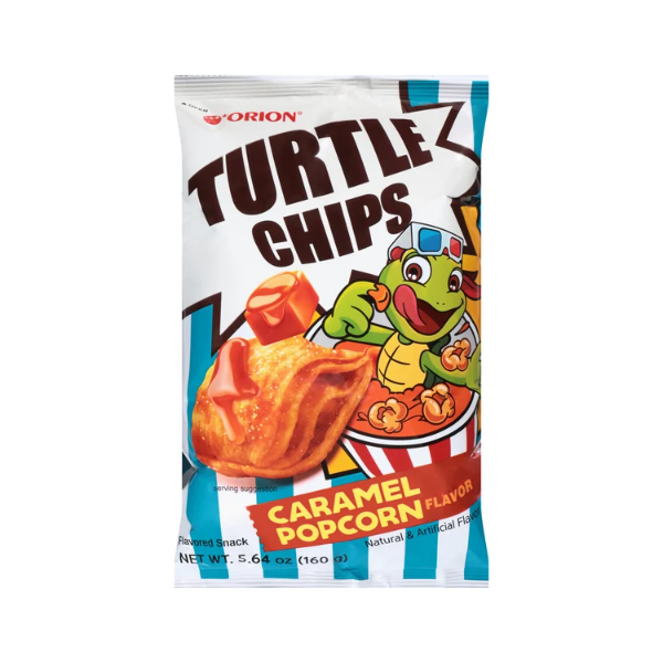 ORION Turtle Chips Caramel Popcorn 5.64 oz.(160g)