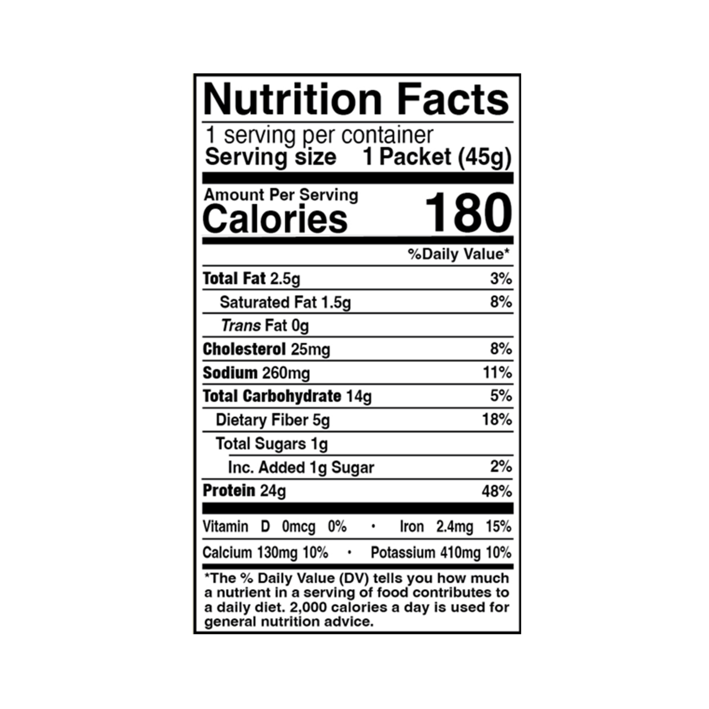 HY Will Protein Shake Chocolate 1.6 oz.(45g) - Image 2 of 2