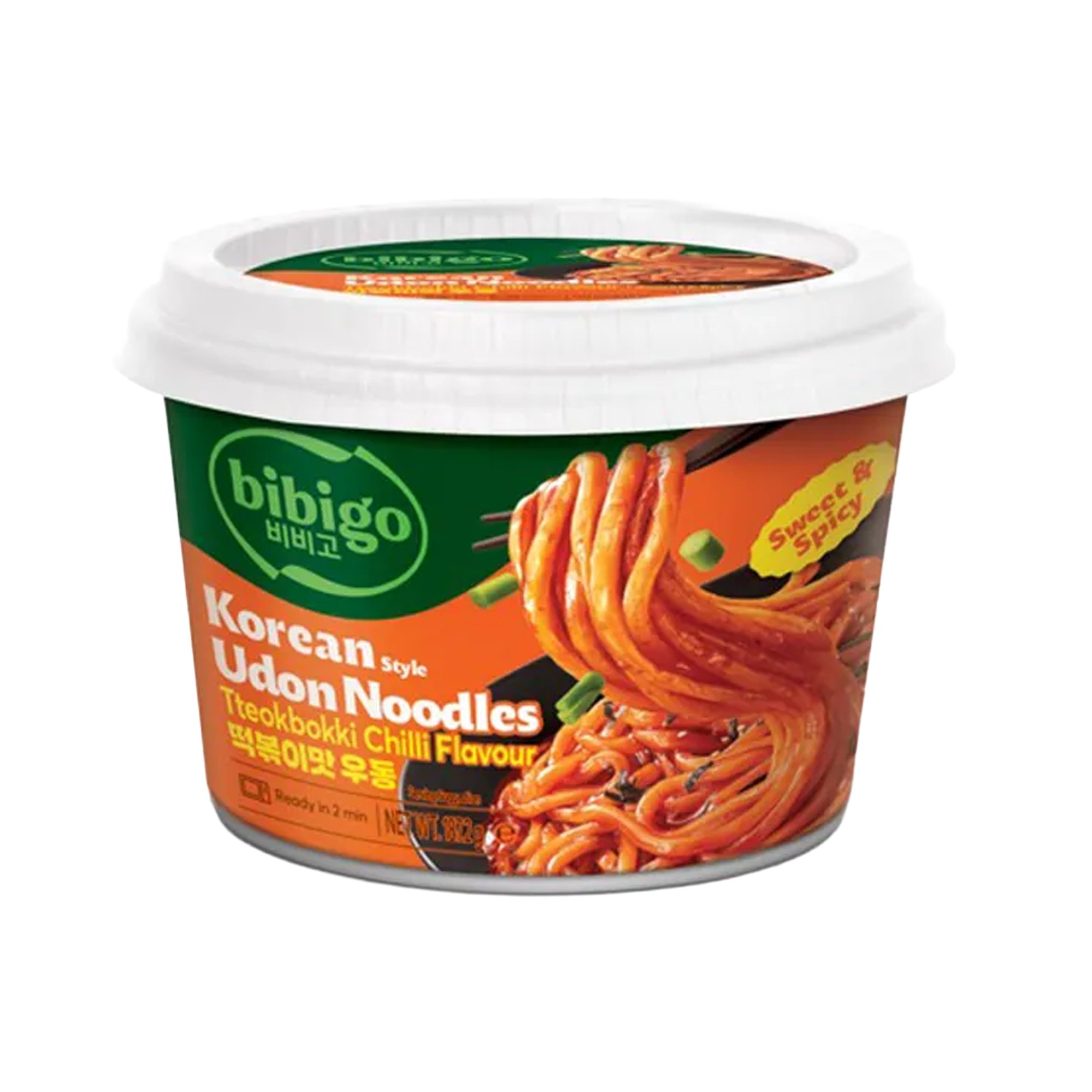 CJ Bibigo K-udon Cup Tteokbokki Flavor 6.6 oz.(187.2g) | OLIVE