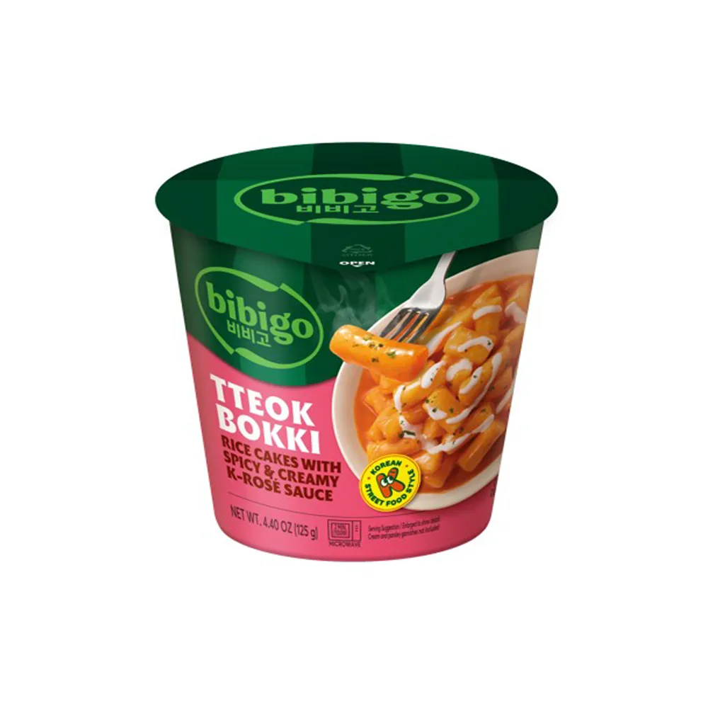 bibigo CJ Bibigo Tteokbokki Cup Rose 4.40 oz.(125g)