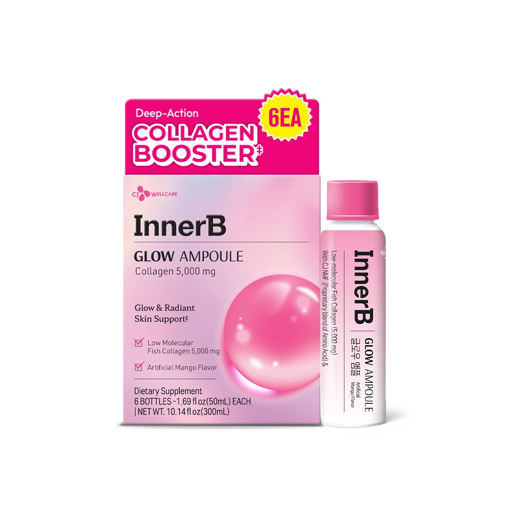 CJ innerb Glow Ampoule 1.69 oz.(50ml) x 6ea