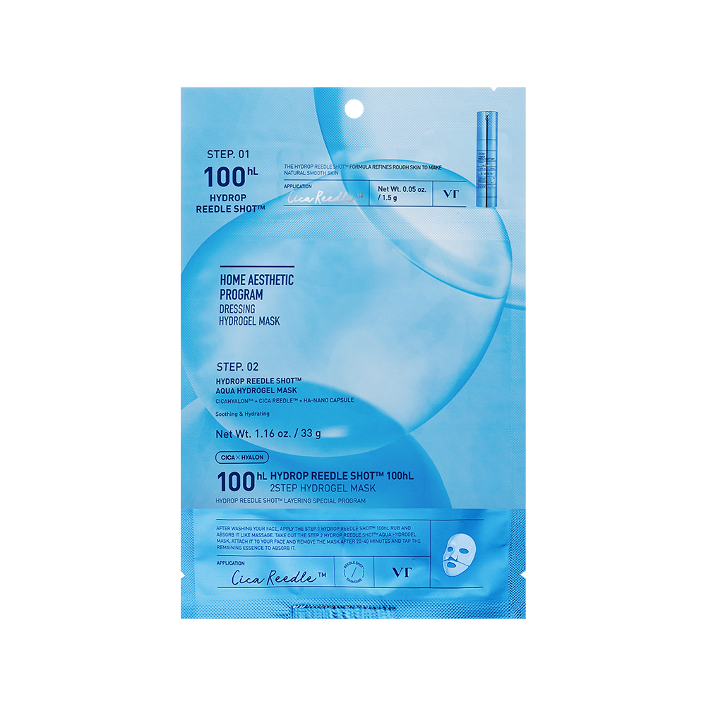 [5types] VT Color Reedle Shot 100 2step Hydrogel Mask Sheet 1ct 1.16 oz.(33g) - Image 4 of 5