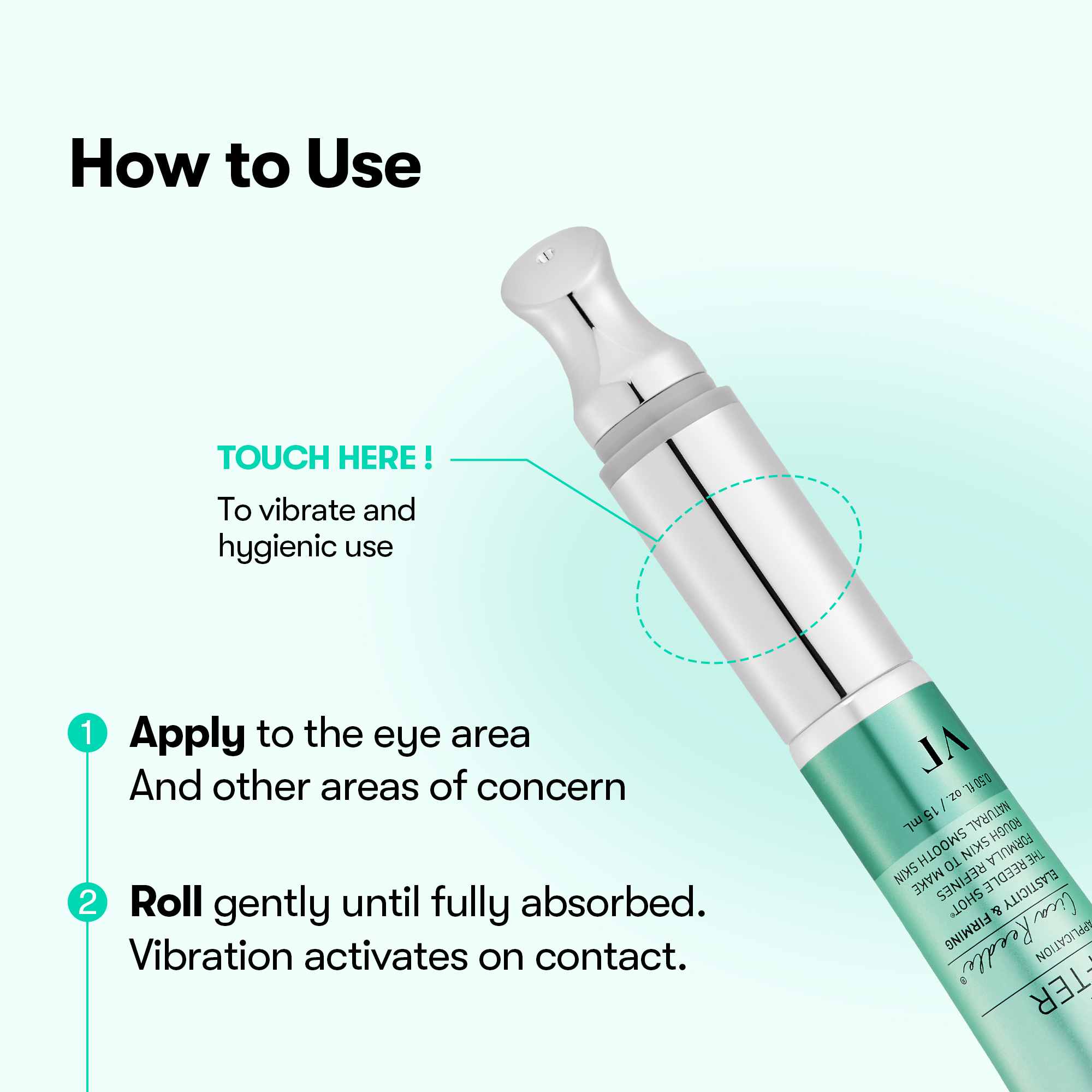 VT PDRN Reedle Shot Firming Eye Cream Refill Set 0.50 fl. oz.(15ml) x2 - Image 4 of 4