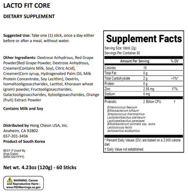 LACTO-FIT Core 4.2 oz.(120g) x 60p - Image 2 of 2