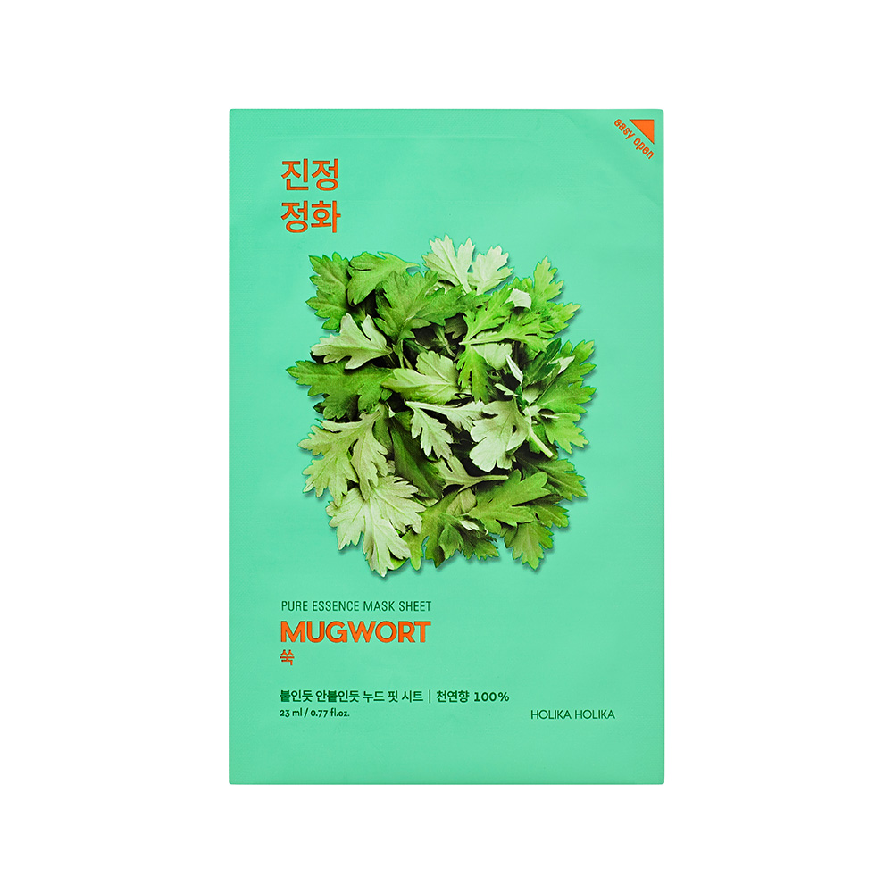 Holika Holika Pure Essence Mask Sheet Mugwort 1ct 0.77 fl. oz.(23ml)