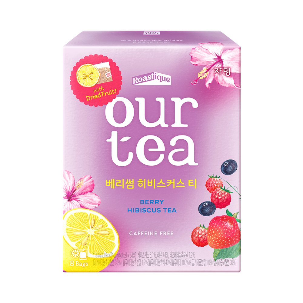 JARDIN Roastique Our Tea Berry Hibiscus Tea 0.52 oz.(14.8g) x8