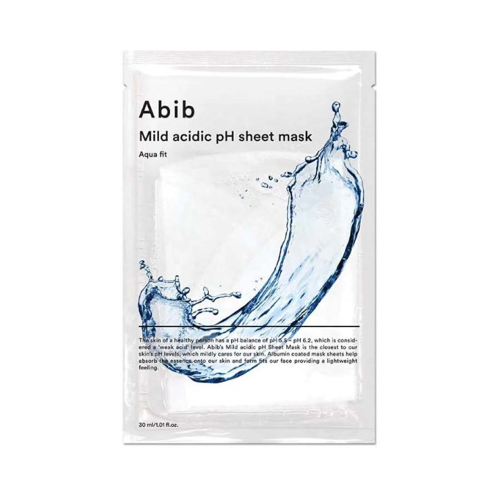 Abib Mild Acidic Ph Sheet Mask Aqua Fit 1.01 fl. oz.(30ml)