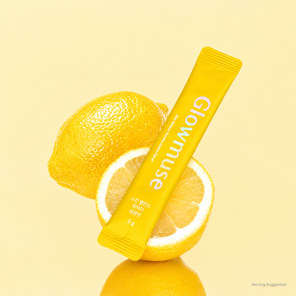 GLOWMUSE Skin Balance Powder Lemon Flavor 0.1 oz.(3g) x 14ea - Image 3 of 5