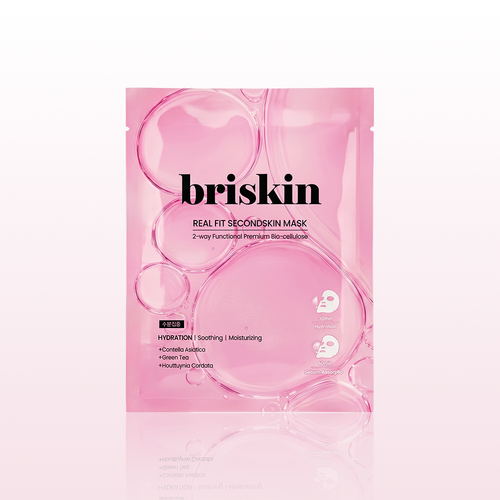briskin Real Fit Secondskin Mask [Hydration] 0.98 oz.(28g)