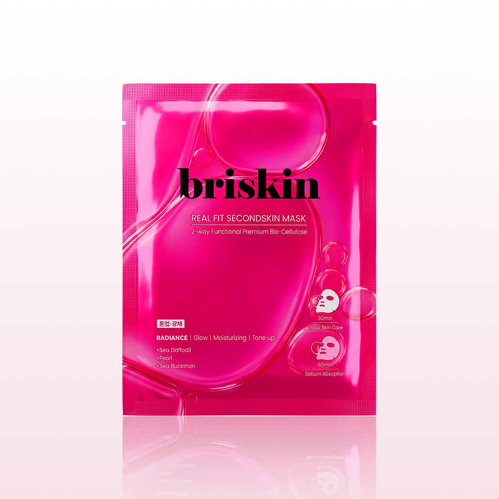 briskin Real Fit Secondskin Mask [Radiance] 0.98 oz.(28g)