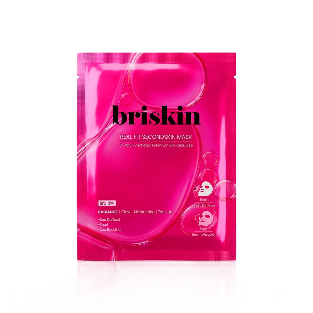 briskin Real Fit Secondskin Mask [Radiance] 0.98 oz.(28g)