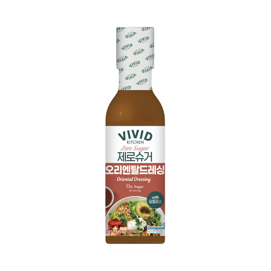 3flavors] VIVID KITCHEN Zero Sugar & Low Calorie Dressing | OLIVE