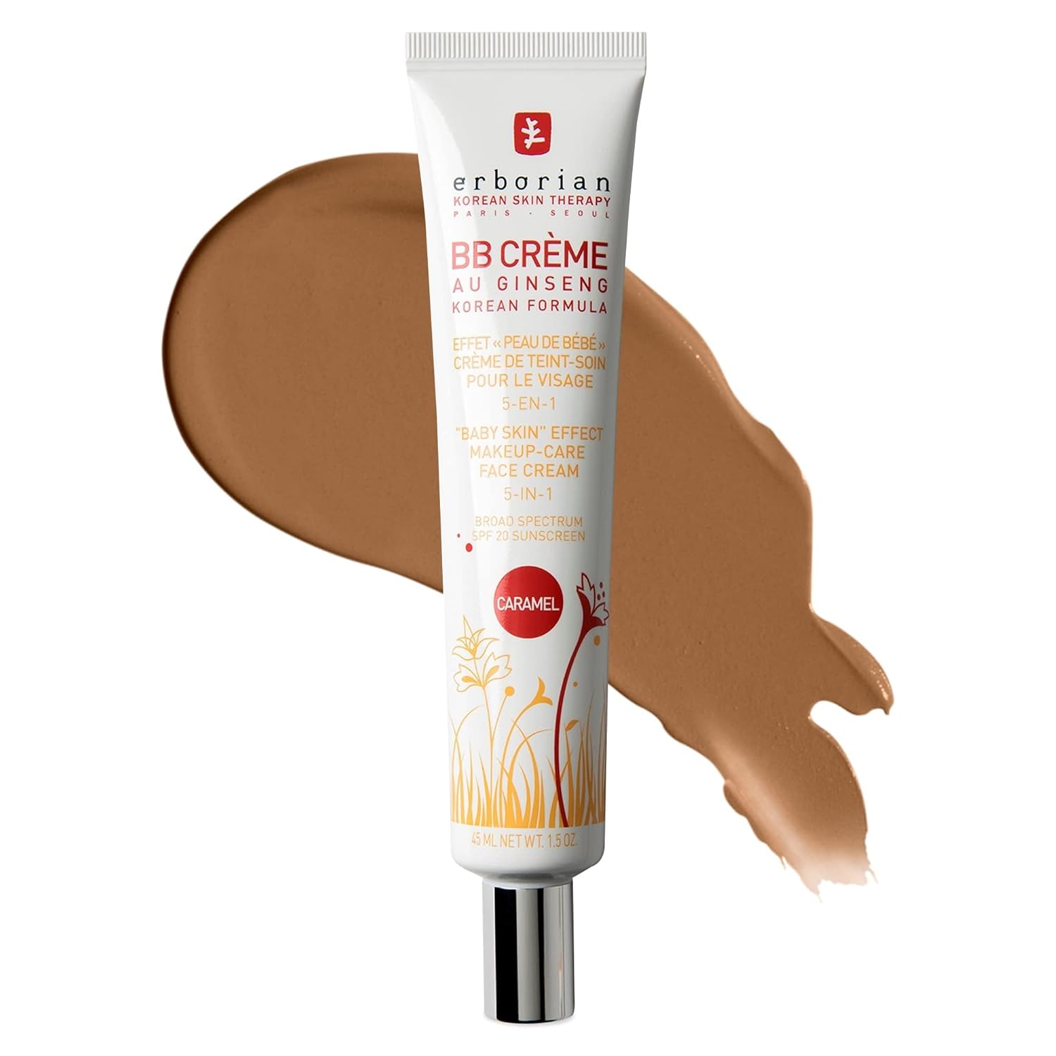 [4colors] Erborian Bb Crème Au Ginseng 5-in-1 Broad Spectrum SPF 20 Sunscreen 1.5 oz.(45ml) - Image 3 of 4