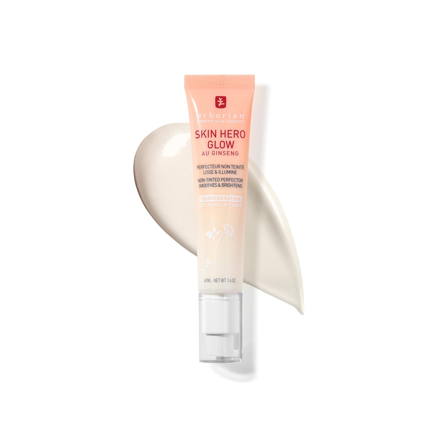 Erborian Skin Hero Glow Au Ginseng Non-tinted Perfector 1.4 oz.(40ml)