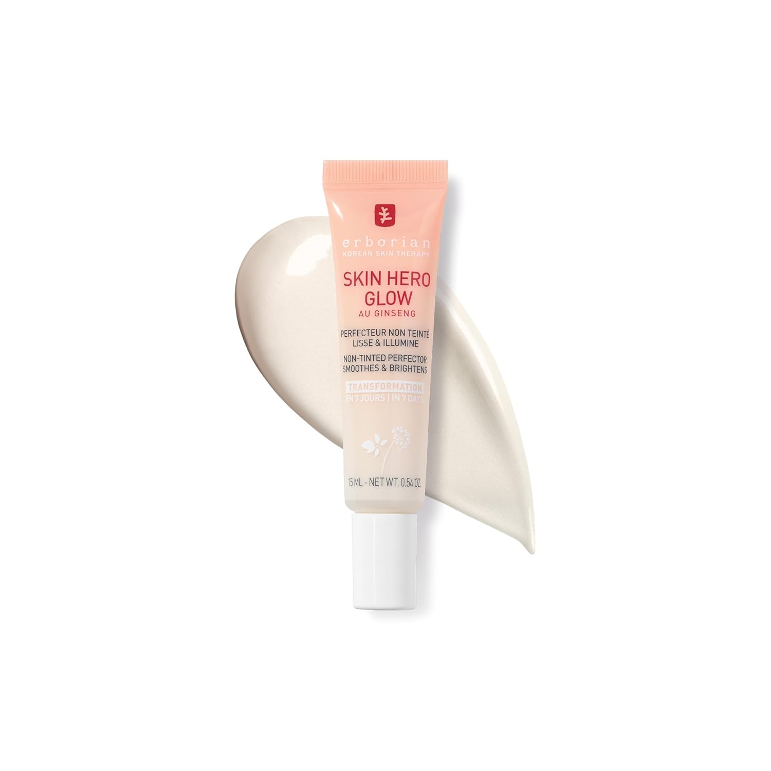 Erborian Skin Hero Glow Au Ginseng Non-tinted Perfector 0.5 oz.(15ml)