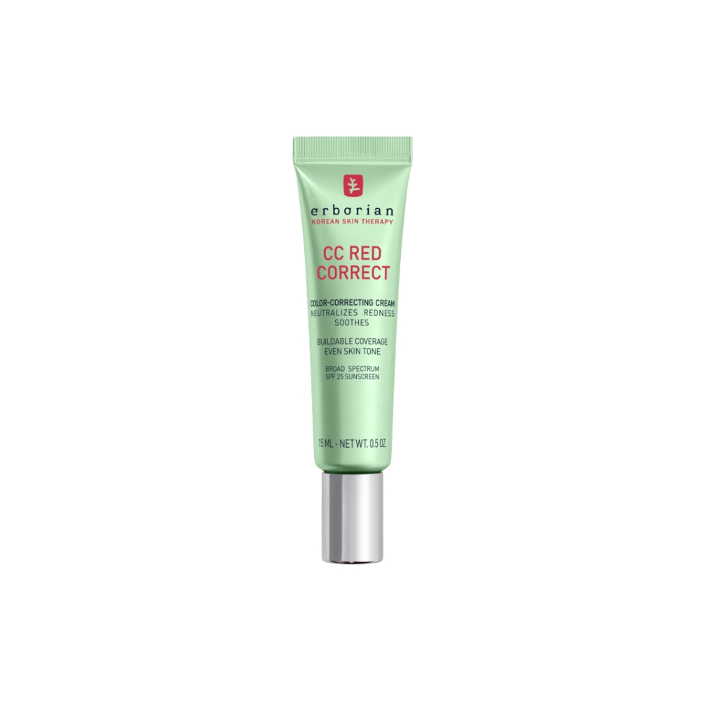 Erborian Cc Red Correct Color-correcting Cream Broad Spectrum SPF 25 Sunscreen With Centella Asiatica 0.5 oz.(15ml)