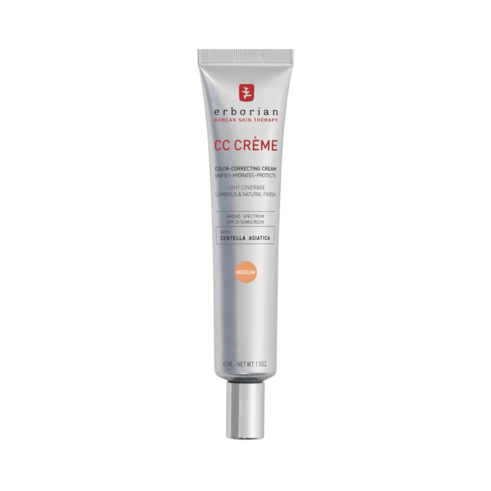 [3colors] Erborian Cc Crème Color-correcting Cream Broad Spectrum SPF 25 Sunscreen With Centella Asiatica 1.5 oz.(45ml) - Image 3 of 3