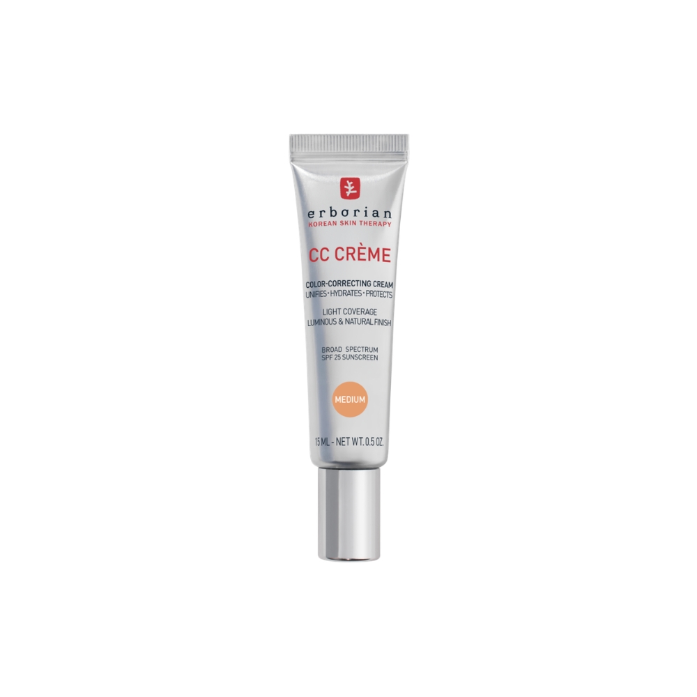 [2colors] Erborian Cc Crème Color-correcting Cream Broad Spectrum SPF 25 Sunscreen With Centella Asiatica 0.5 oz.(15ml) - Image 2 of 2