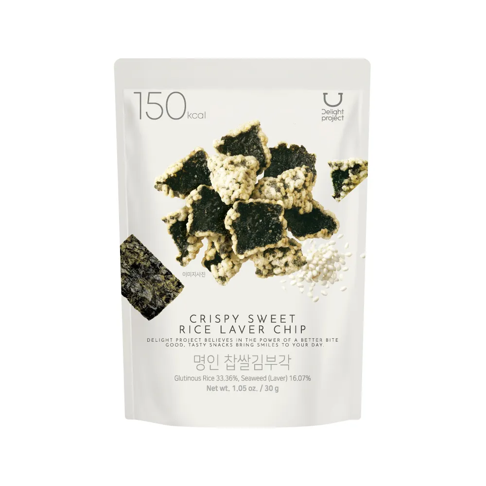 DELIGHT PROJECT Crispy Sweet Rice Laver Chip 1.06 oz.(30g)