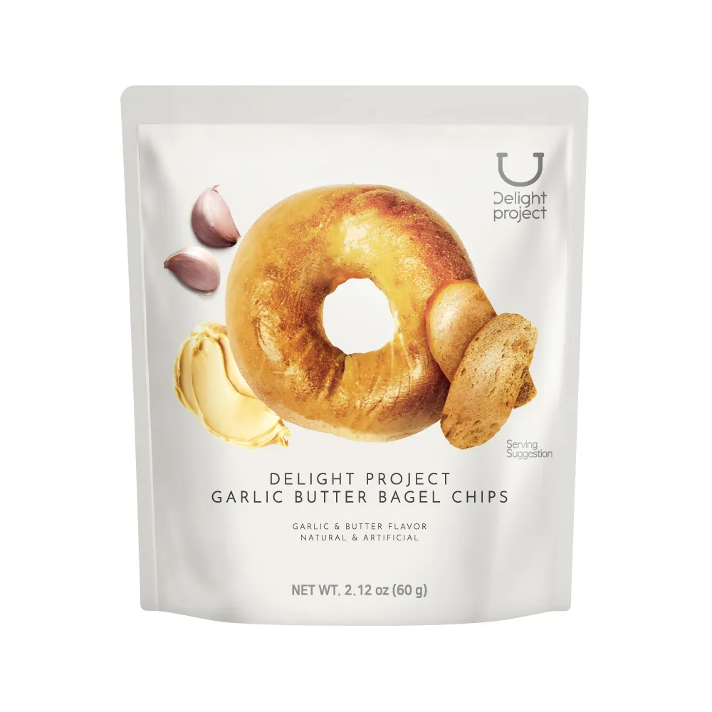 DELIGHT PROJECT Garlic Butter Bagel Chip 2.12 oz.(60g)