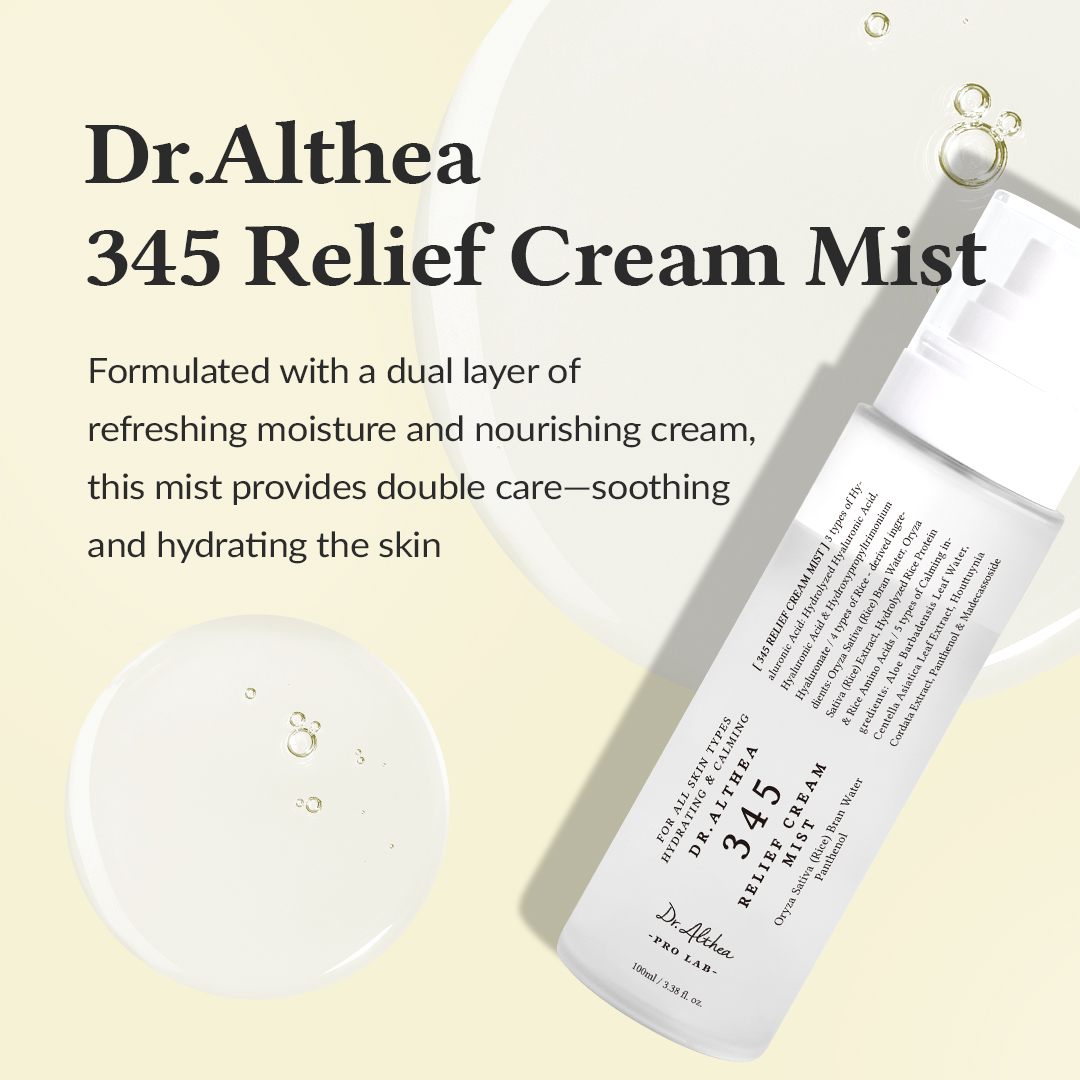 Dr.Althea 345 Relief Cream & Mist Duo Set (Cream 1.69 fl. oz.(50ml) + Mist 3.38 fl. oz.(100ml)) - Image 3 of 7