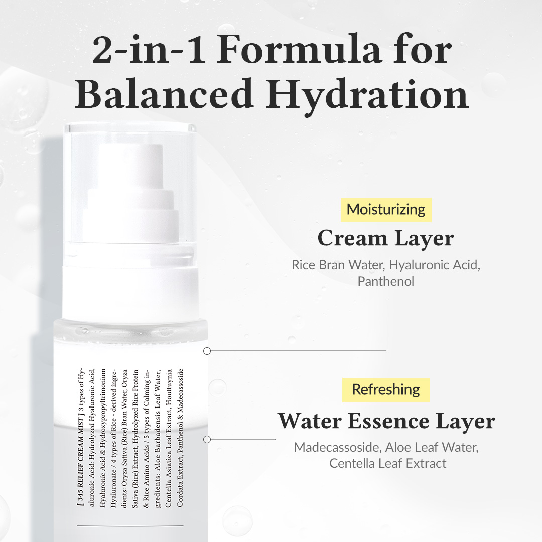 Dr.Althea 345 Relief Cream & Mist Duo Set (Cream 1.69 fl. oz.(50ml) + Mist 3.38 fl. oz.(100ml)) - Image 5 of 7
