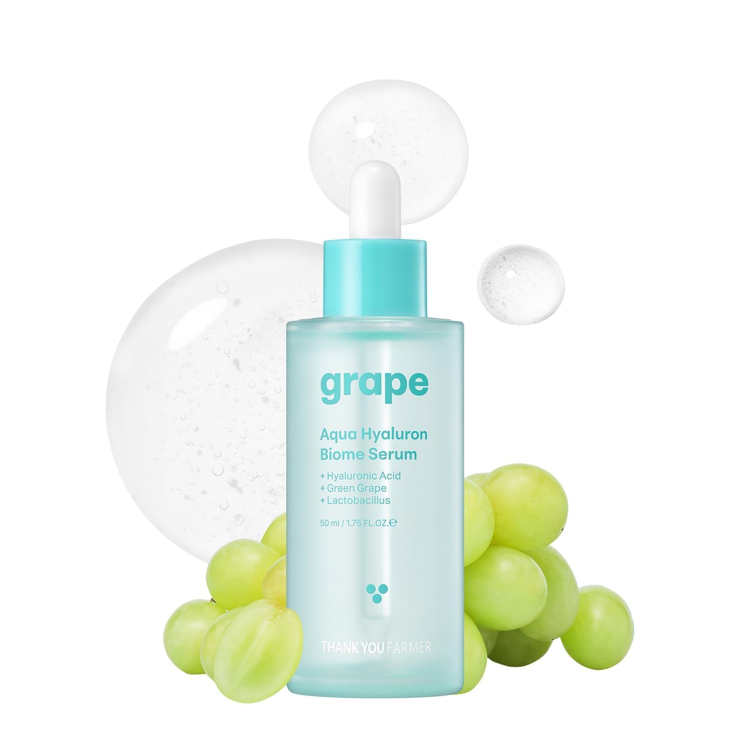 THANKYOU FARMER Grape Aqua Hyaluron Biome Serum 1.75 fl. oz.(50ml)