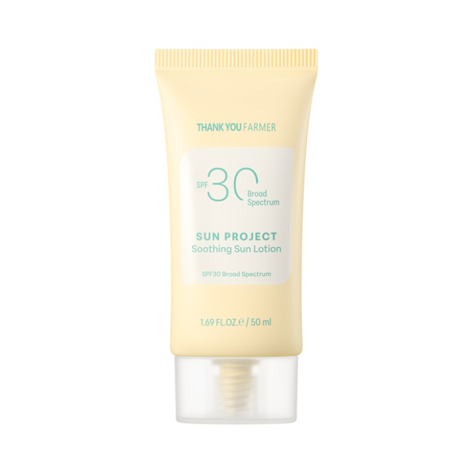 THANKYOU FARMER Sun Project Soothing Sun Lotion 1.69 fl. oz.(50ml)