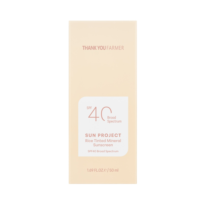 THANKYOU FARMER Sun Project Rice Tinted Mineral Sunscreen 1.75 fl. oz.(50ml) - Image 2 of 2