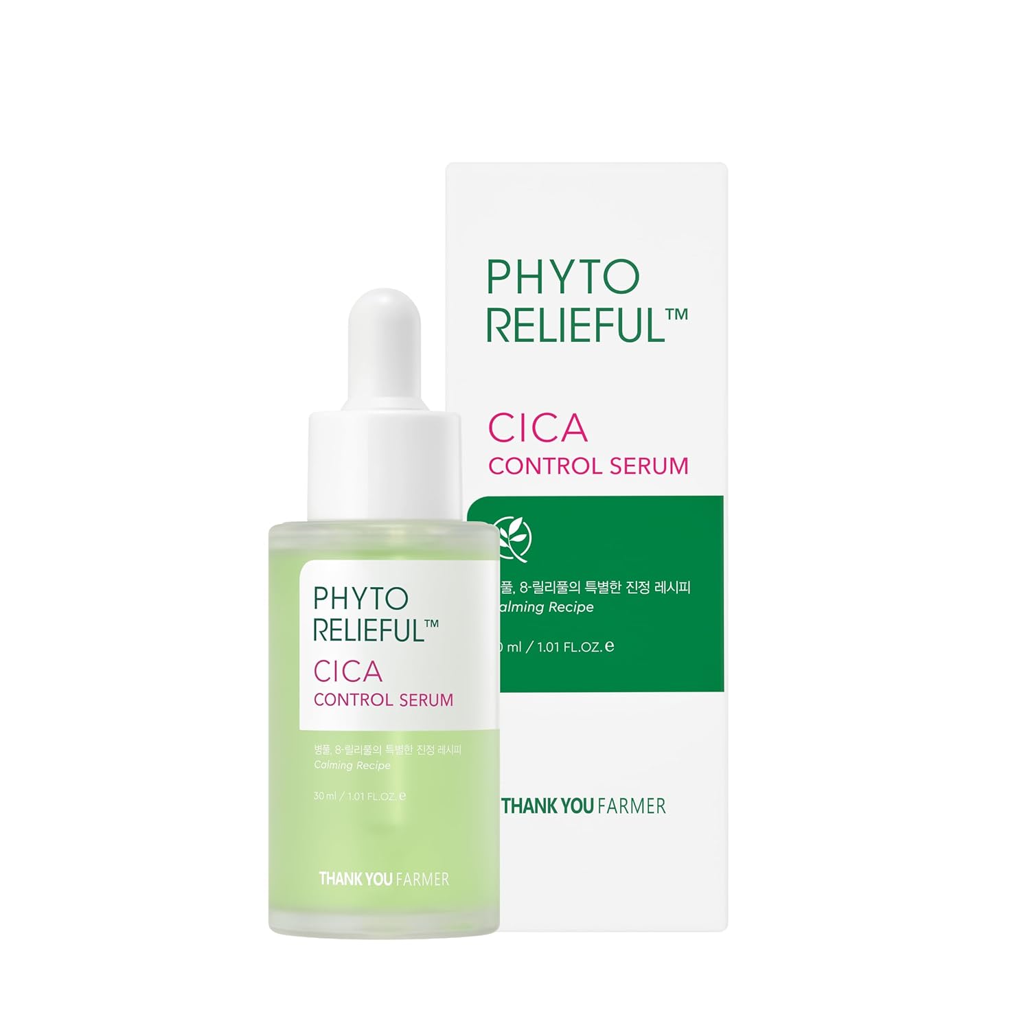 THANKYOU FARMER Phyto Relieful Cica Control Serum 1.01 fl. oz.(30ml)