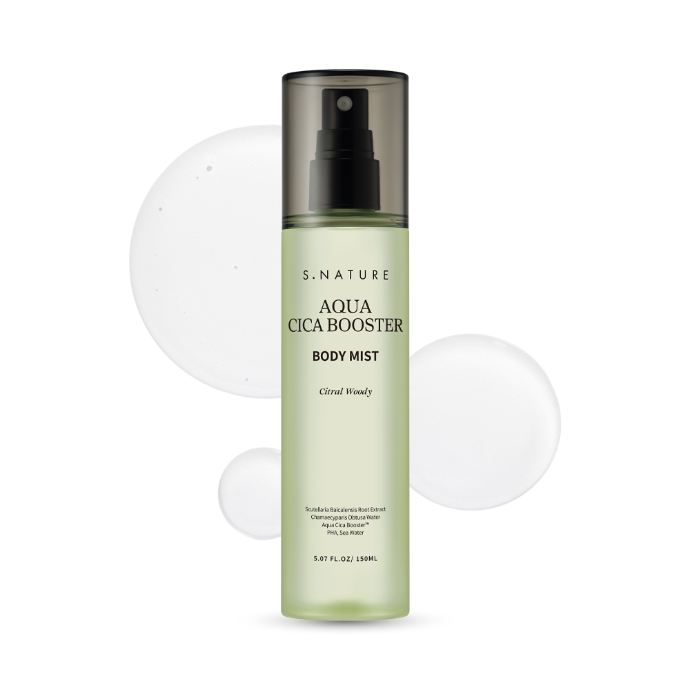 S.NATURE Aqua Cica Booster Body Mist 5.07 fl. oz.(150ml)