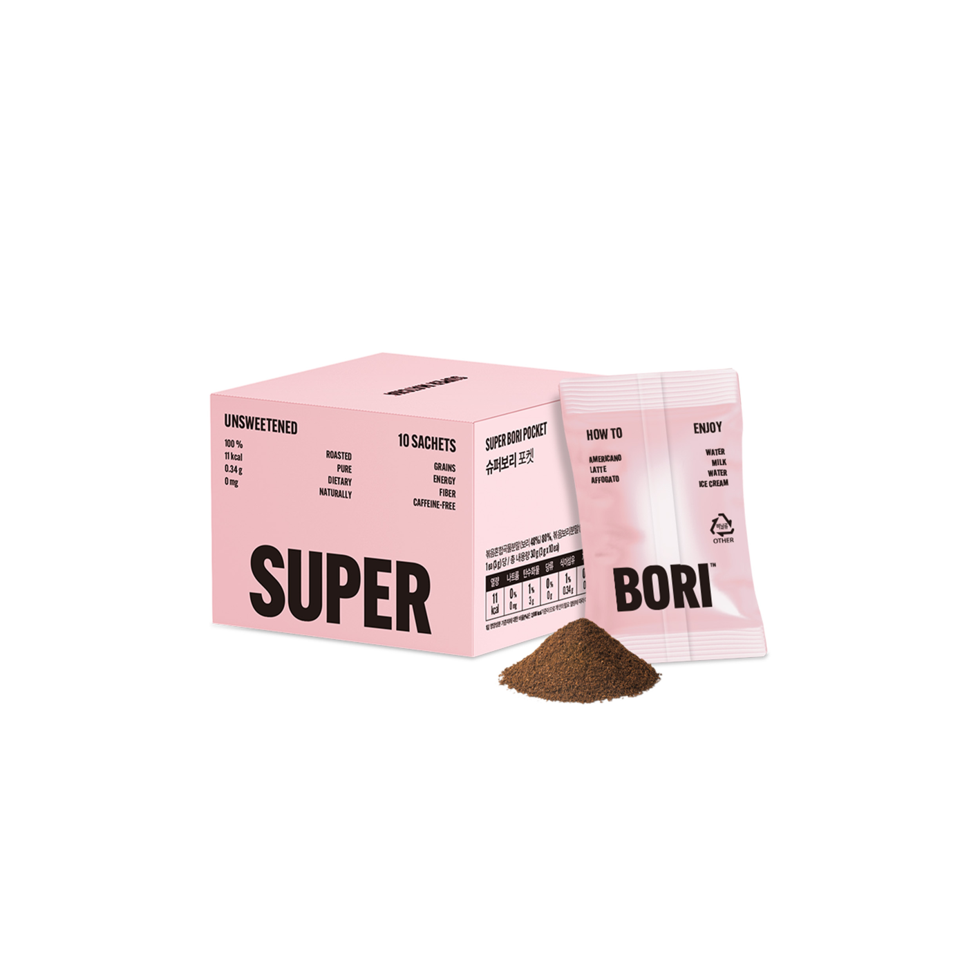 SUPER MATCHA Super Bori Pocket 0.1 oz.(3g) x 10ea