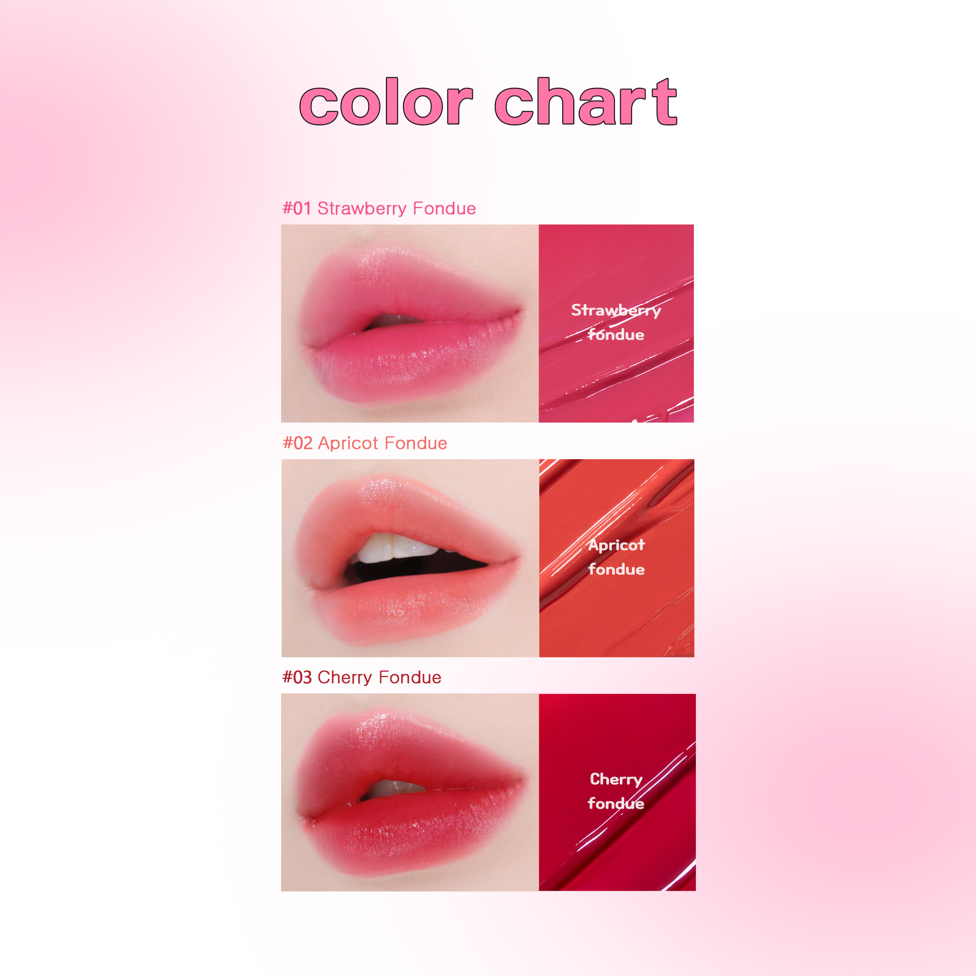 [3colors] CORINGCO Pinkchurros Plumping Glossy Lip 0.07 oz.(2g) - Image 5 of 7