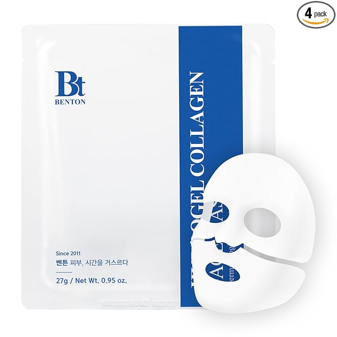 BENTON Hydrogel Collagen Face Mask 0.95 oz.(27g) x 4ea