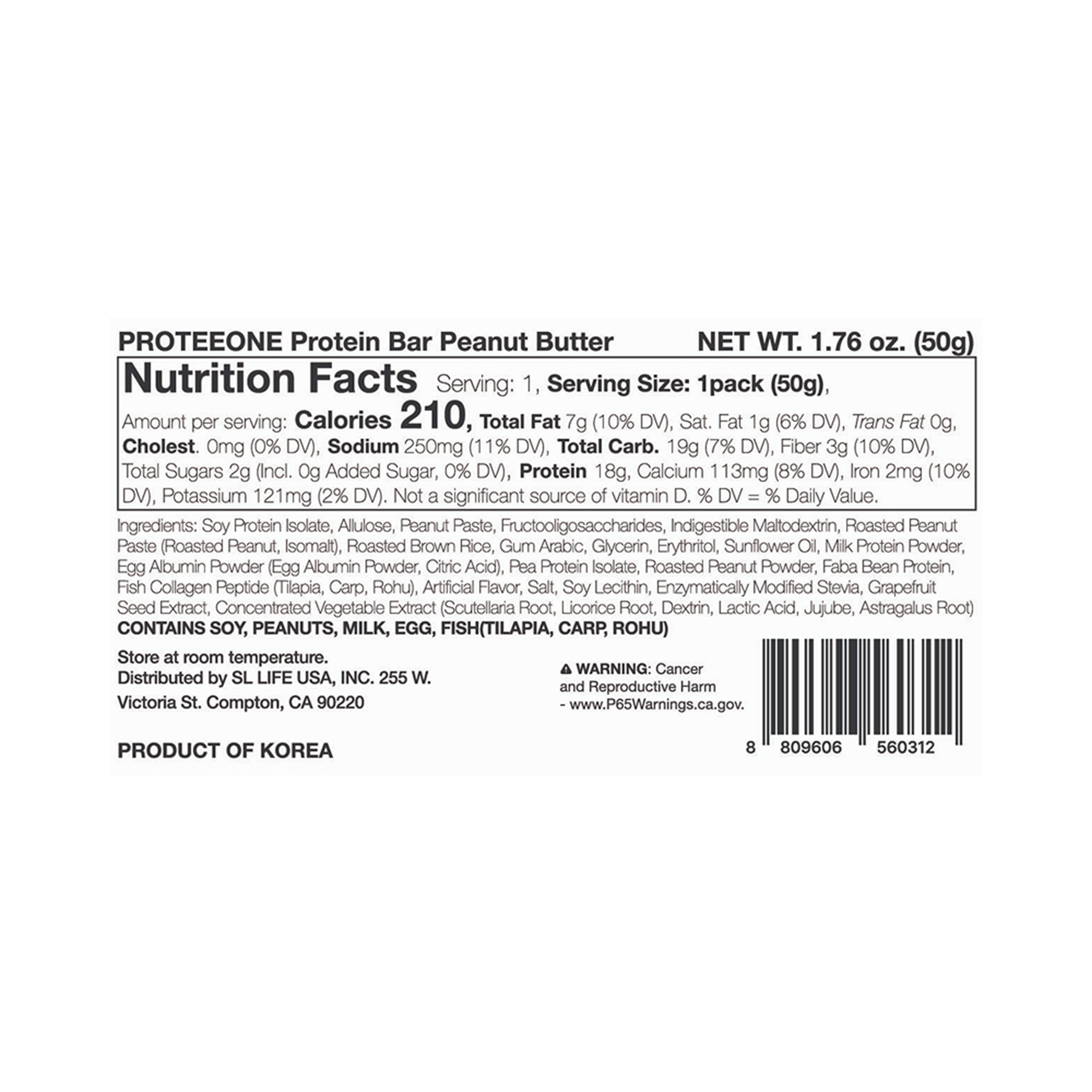 [2flavors] PROTEEONE Protein Bar 1.94 oz.(55g) - Image 3 of 5