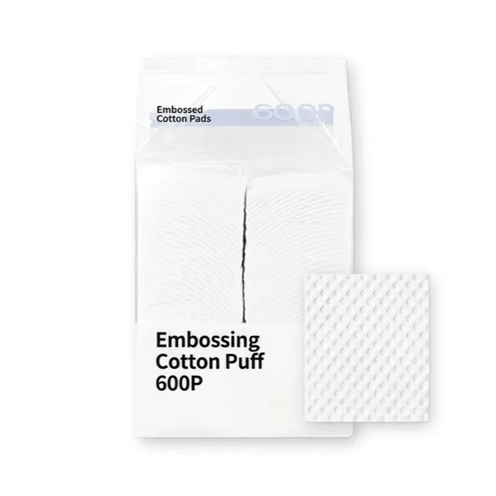 OLIVEYOUNG Embossing Cotton Puff (600ea)