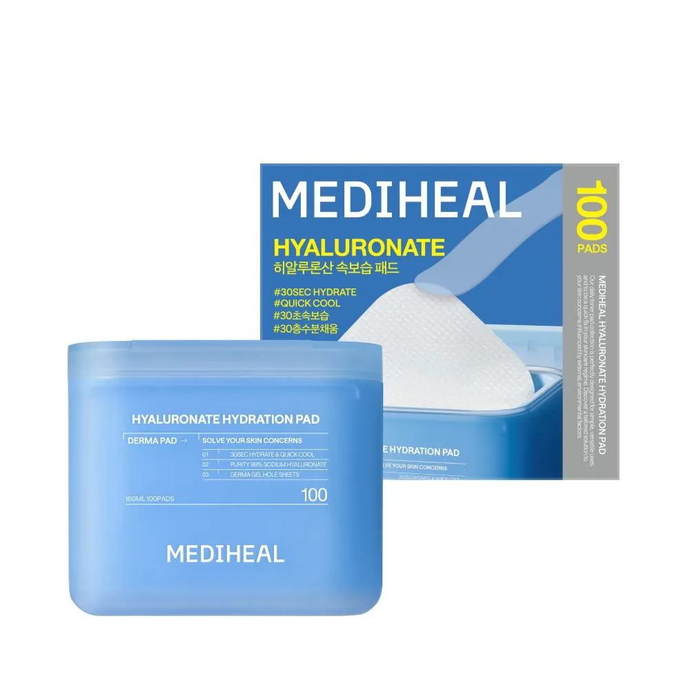 7types] MEDIHEAL Toner Pad 100ct | OLIVE YOUNG US