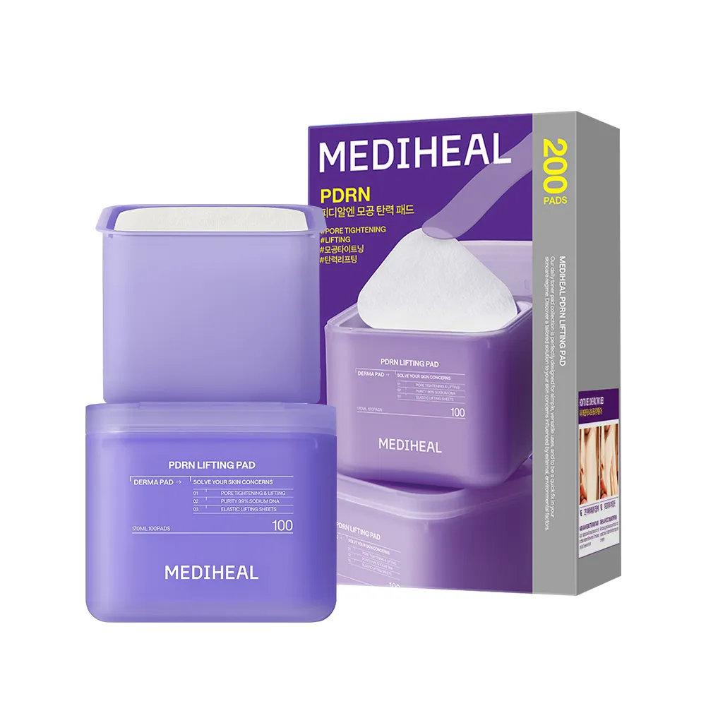 ボディ・フェイスケア NewMJ-100 7types] MEDIHEAL Toner Pad 100+100ct Double Set | OLIVE YOUNG US