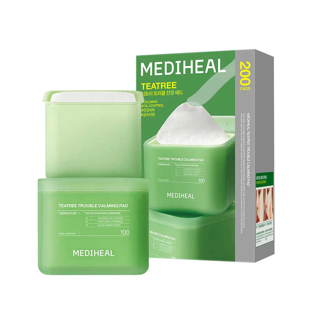 ボディ・フェイスケア TELLUSGAZER 7types] MEDIHEAL Toner Pad 100+100ct Double Set | OLIVE YOUNG US