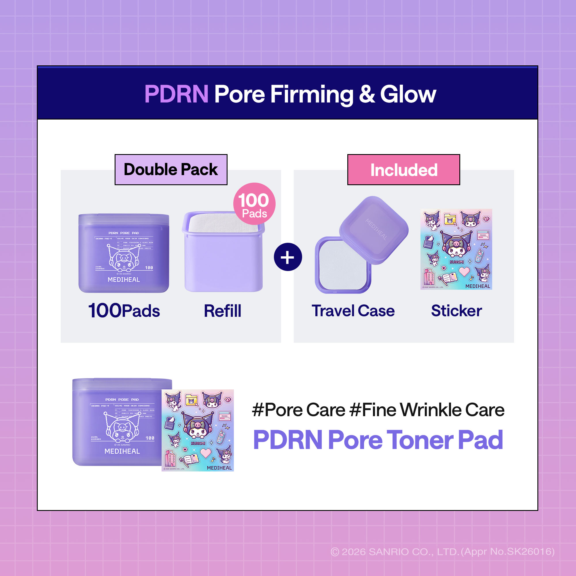 [9types] MEDIHEAL Toner Pad 100 + 100 Pads Double Set - Image 14 of 16