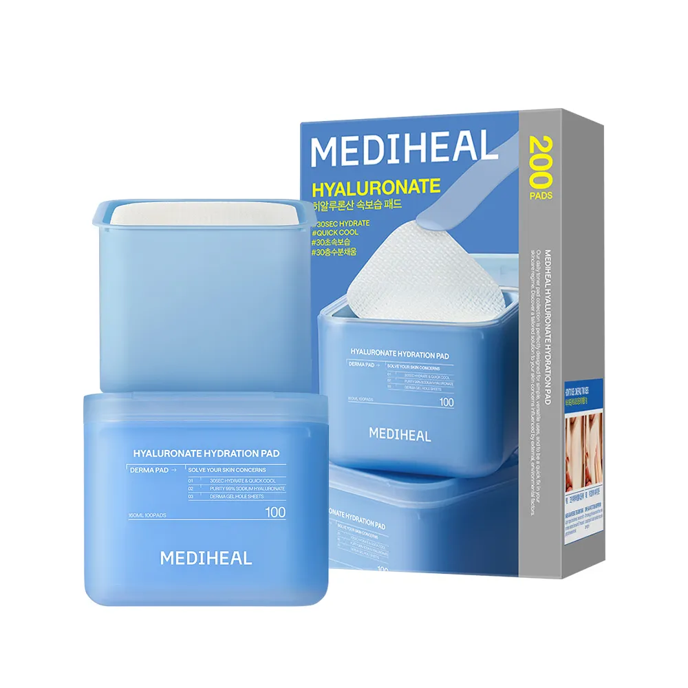 7types] MEDIHEAL Toner Pad 100+100ct Double Set | OLIVE YOUNG US