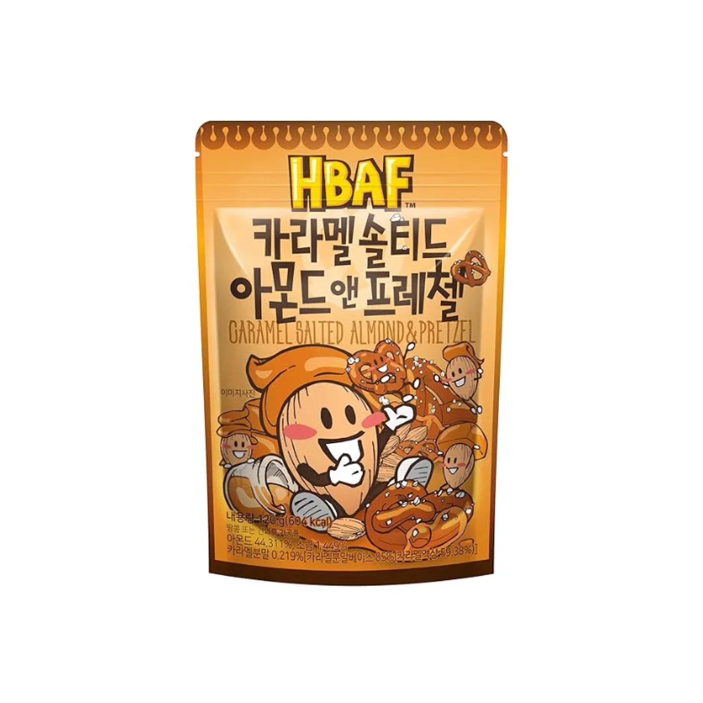 HBAF Caramel Salted Almond & Pretzel 4.23 oz.(120g)