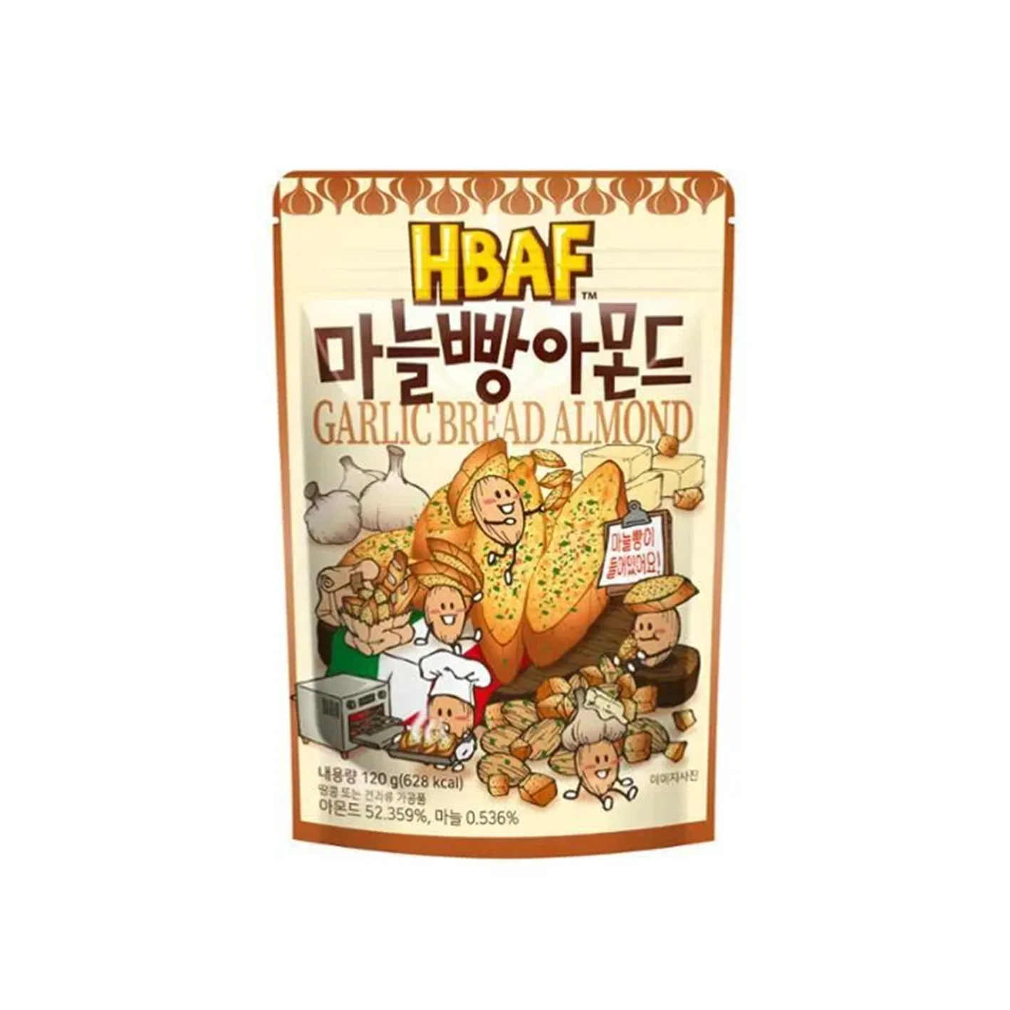 HBAF Garlic Bread Almond 4.23 oz.(120g)