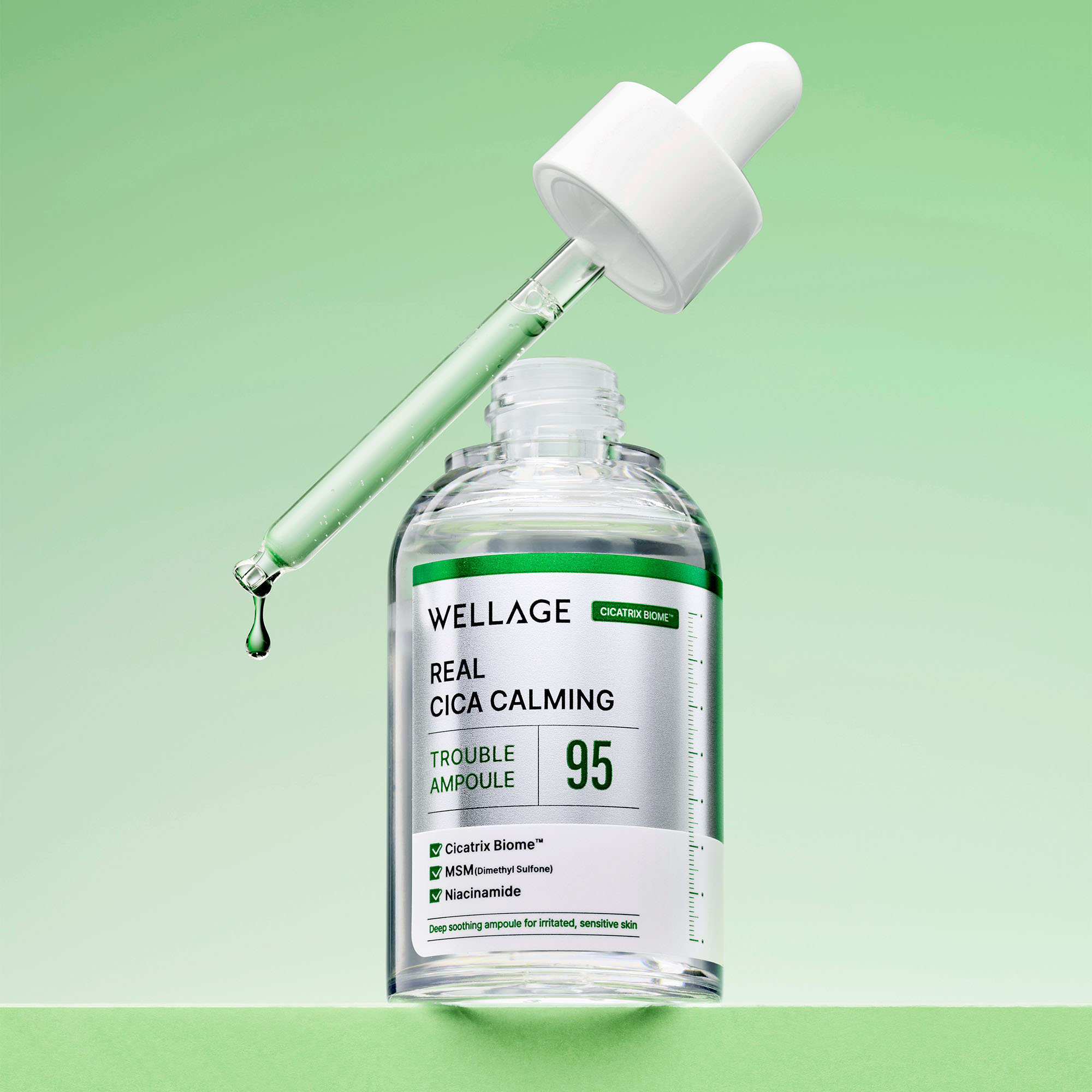 Wellage Real Cica Calming 95 Trouble Ampoule 1.69 fl. oz.(50ml) - Image 2 of 3