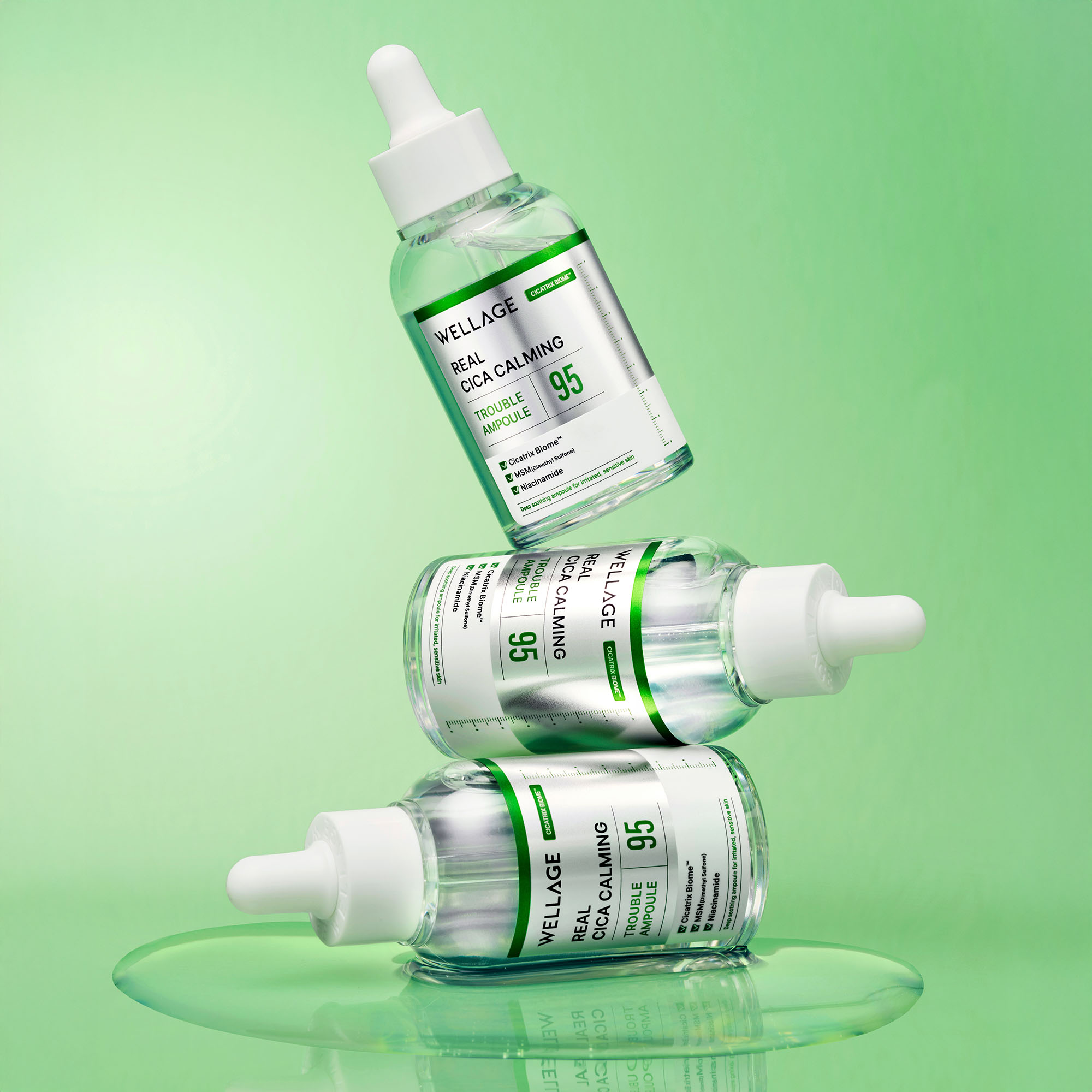Wellage Real Cica Calming 95 Trouble Ampoule 1.69 fl. oz.(50ml) - Image 3 of 3